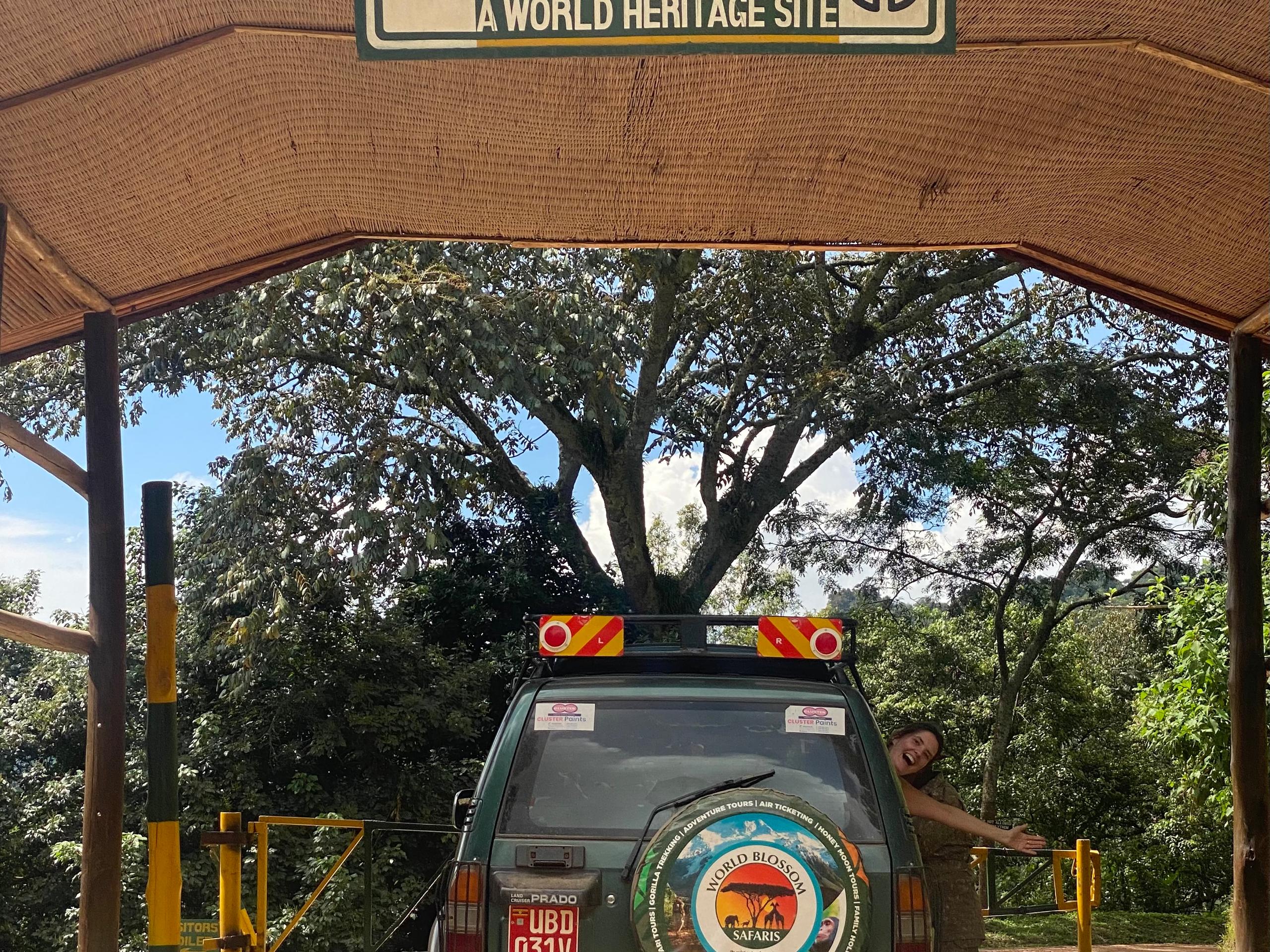 At bwindi main Gate