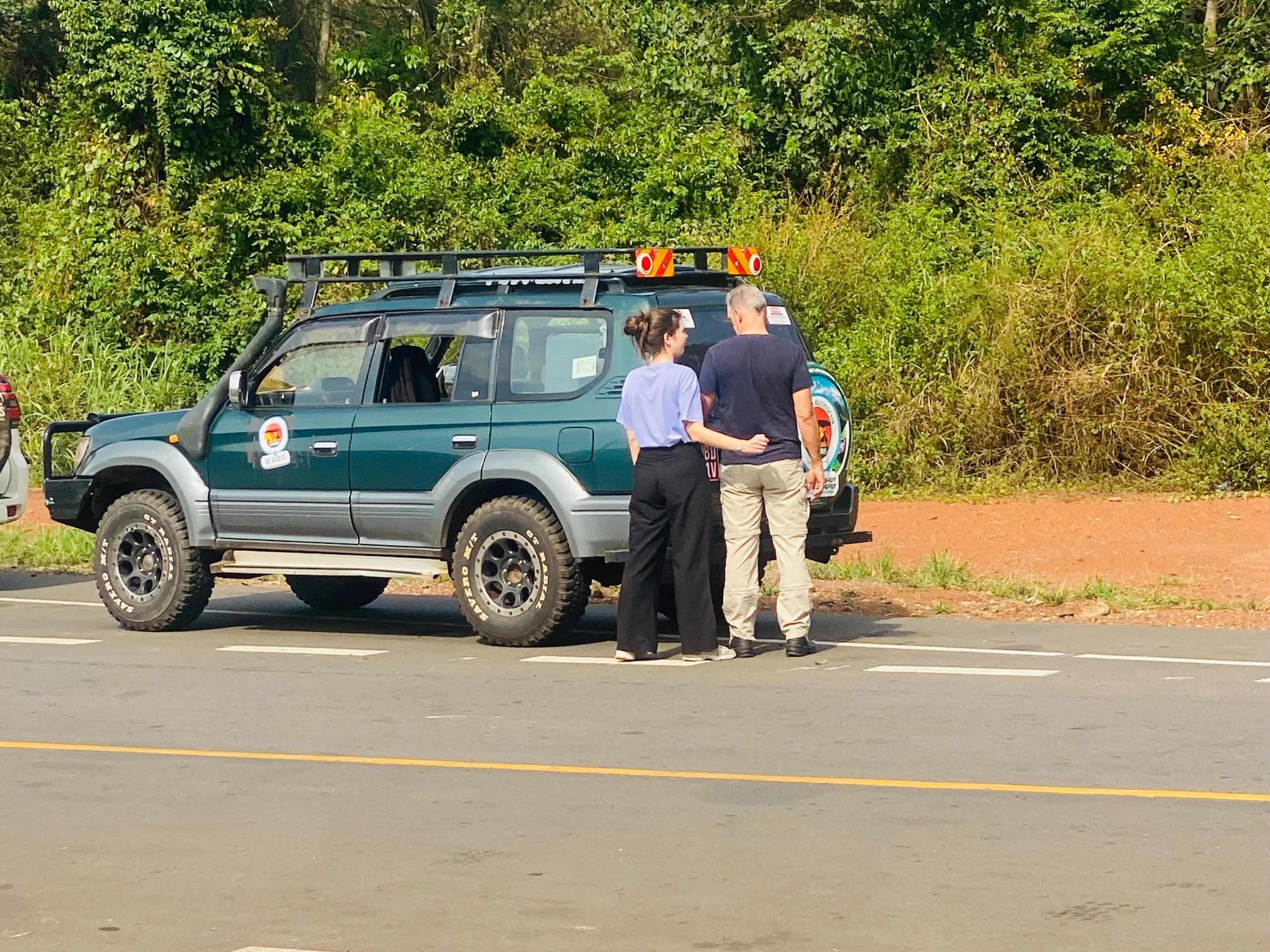 Entering the murchsion falls